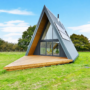 Modern and Stylish Tiny A-Frame Cabin Design Idea